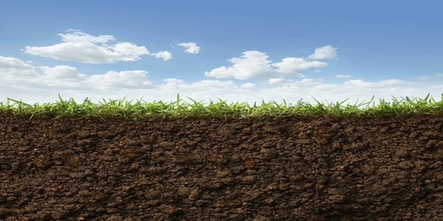 Soil layers and field horizon